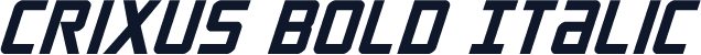 Crixus Bold Italic