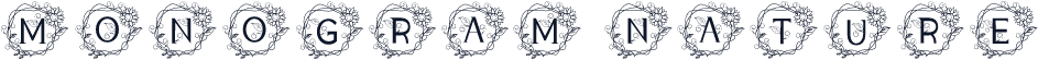 MONOGRAM NATURE