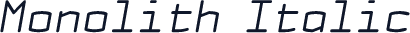 Monolith Italic