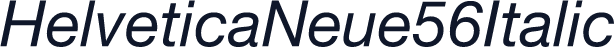 HelveticaNeue56Italic