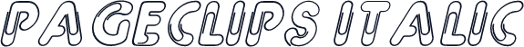 PageClips Italic