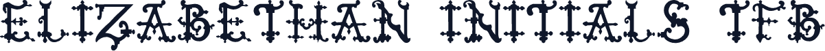 Elizabethan Initials tfb