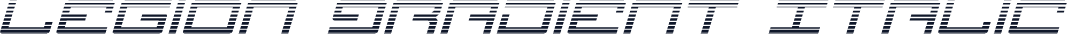 Legion Gradient Italic