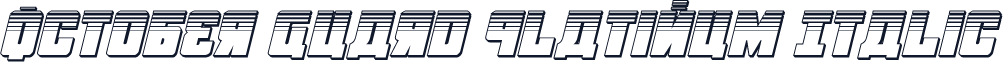 October Guard Platinum Italic