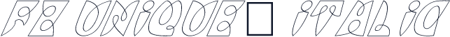 FZ UNIQUE 7 ITALIC