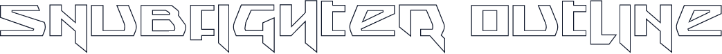 Snubfighter Outline