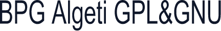 BPG Algeti GPL&GNU
