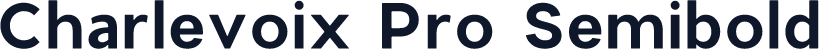 Charlevoix Pro Semibold