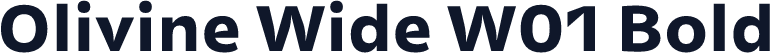 Olivine Wide W01 Bold