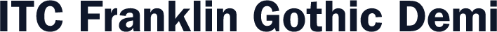ITC Franklin Gothic Demi