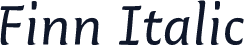 Finn Italic