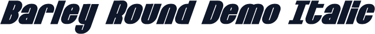 Barley Round Demo Italic