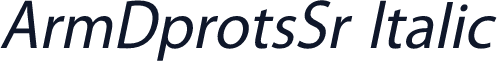 ArmDprotsSr Italic