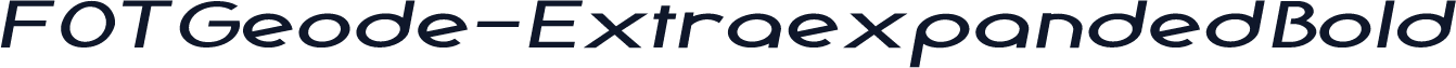 FOTGeode-ExtraexpandedBold