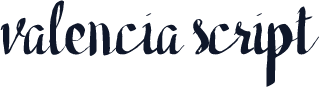 valencia script