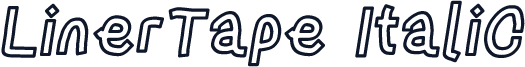 LinerTape Italic