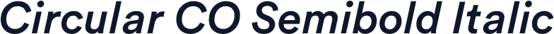 Circular CO Semibold Italic