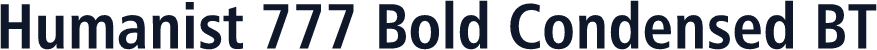 Humanist 777 Bold Condensed BT