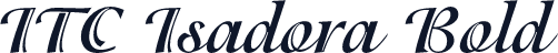 ITC Isadora Bold