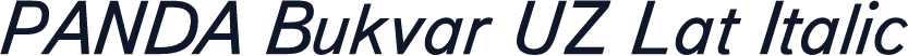 PANDA Bukvar UZ Lat Italic