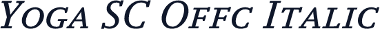 Yoga SC Offc Italic