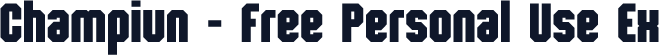 Champiun - Free Personal Use Ex
