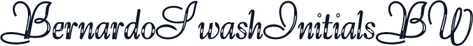 BernardoSwashInitialsBW