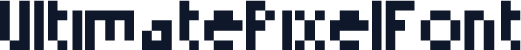 UltimatePixelFont