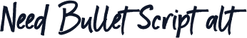 Need Bullet Script alt