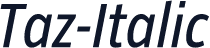 Taz-Italic