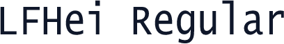 LFHei Regular