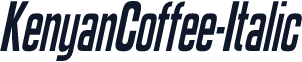 KenyanCoffee-Italic