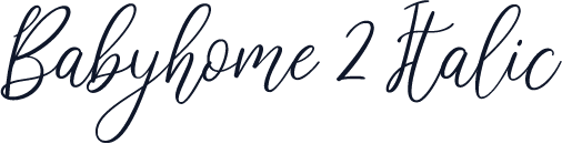 Babyhome 2 Italic