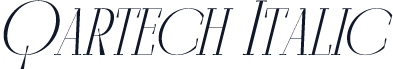 Qartech Italic