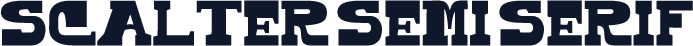 Scalter Semi Serif