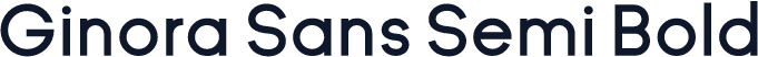 Ginora Sans Semi Bold