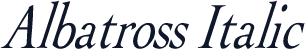 Albatross Italic