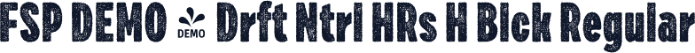 FSP DEMO - Drft Ntrl HRs H Blck Regular