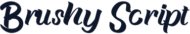 Brushy Script