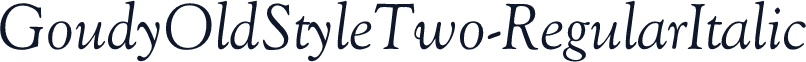 GoudyOldStyleTwo-RegularItalic
