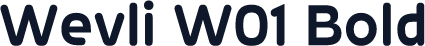 Wevli W01 Bold