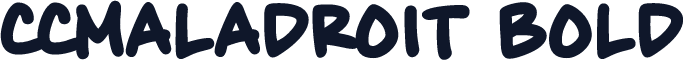 ☞CCMaladroit Bold