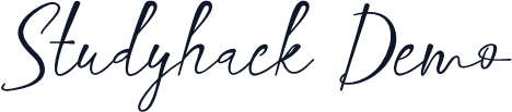 Studyhack Demo