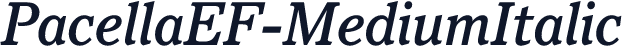 PacellaEF-MediumItalic