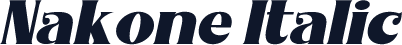 Nakone Italic