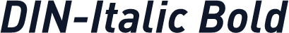 DIN-Italic Bold