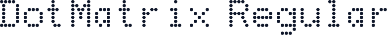 DotMatrix Regular
