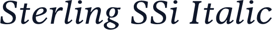 Sterling SSi Italic