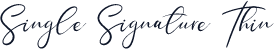 Single Signature Thin
