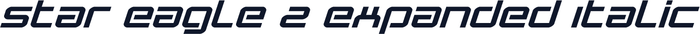 Star Eagle 2 Expanded Italic